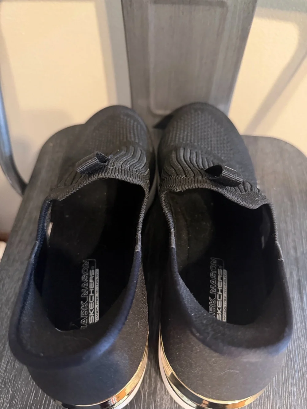 Mark Nason Skechers A Wedge Crecent Hands Free Slip-Ins 9.5